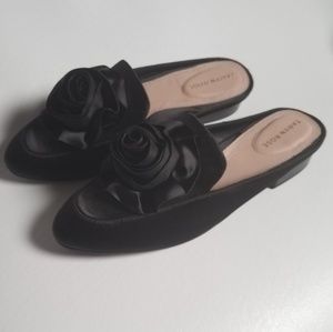 Taryn Rose Black Mules